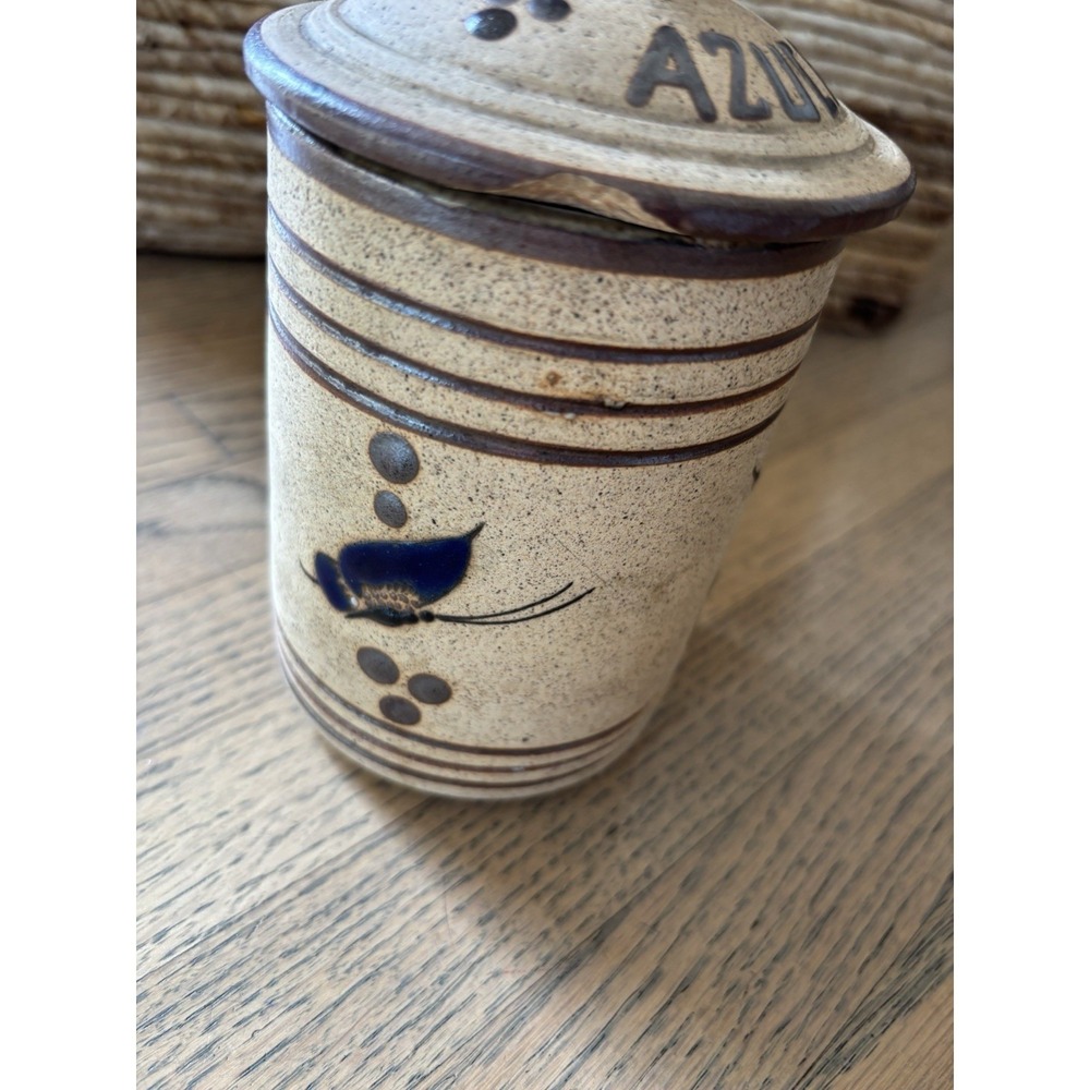 Small Tonala Jar W/Lid Marked On Bottom Mexico - Picture 9 of 9